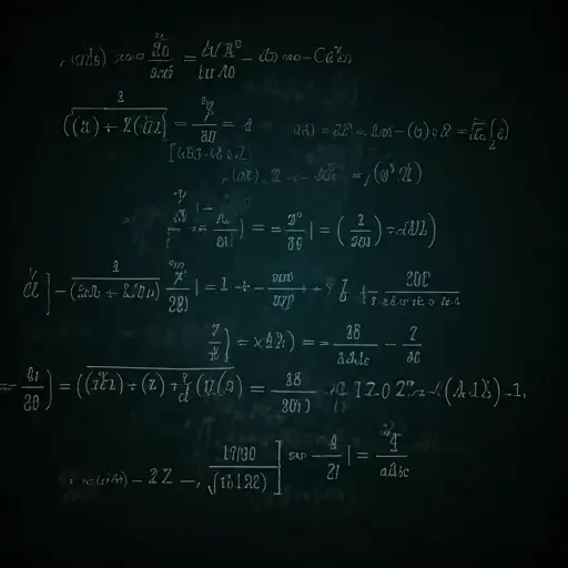 Mathematical equations